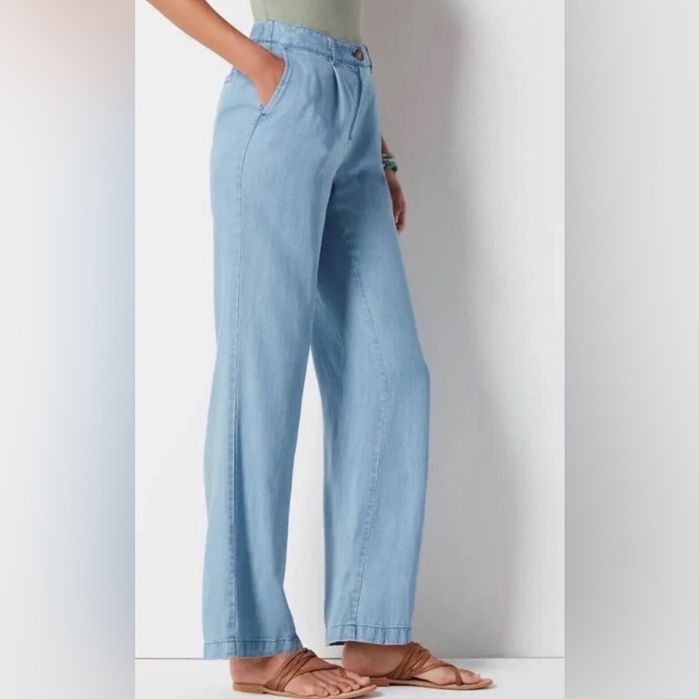 J. Jill Wide Leg  Trousers Size 10 CB 66